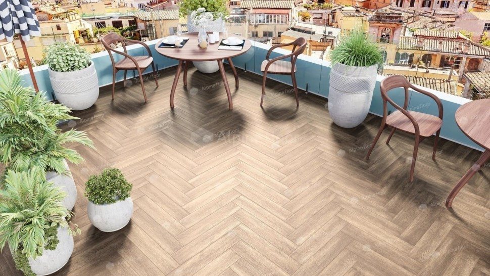 Виниловая плитка "Alpine Floor" Parquet LVT Макадамия (590*118*2,5 мм) — купить в Армавире