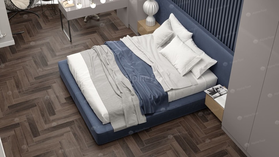 Виниловая плитка "Alpine Floor" Parquet LVT Фафнир (590*118*2,5 мм) — купить в Армавире