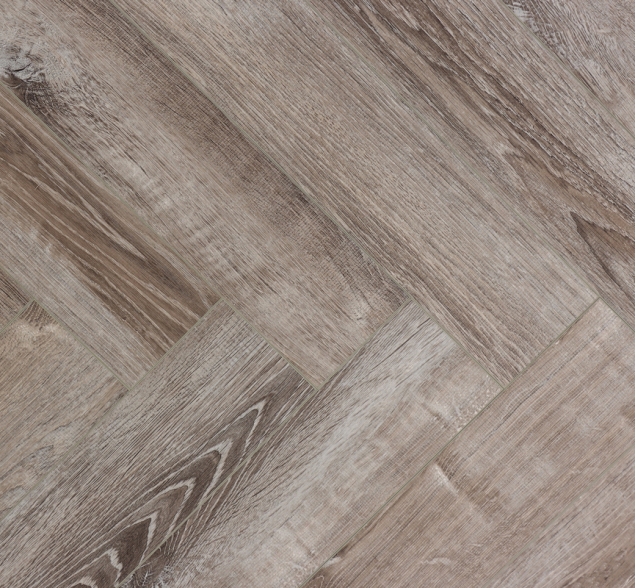 Виниловый ламинат SPC "Cronafloor" Herringbone Дуб Тулон (640*128*4,5 мм) — купить в Армавире