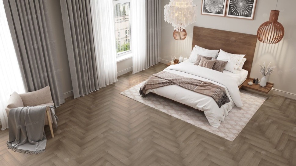 Виниловая плитка "Alpine Floor" Parquet LVT Дуб Насыщенный (590*118*2,5 мм) — купить в Армавире