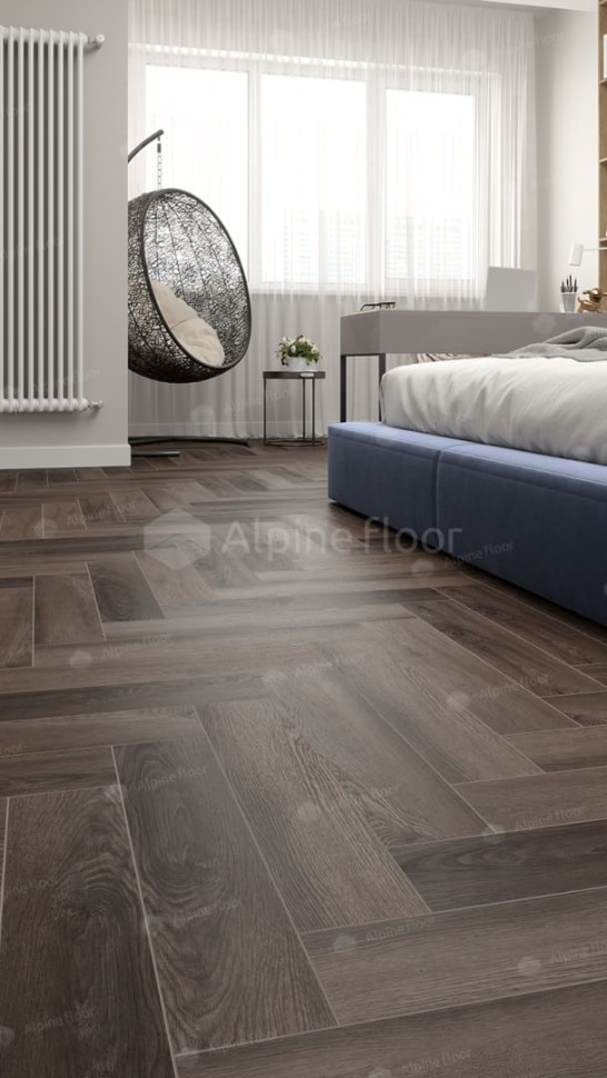 Виниловая плитка "Alpine Floor" Parquet LVT Фафнир (590*118*2,5 мм) — купить в Армавире