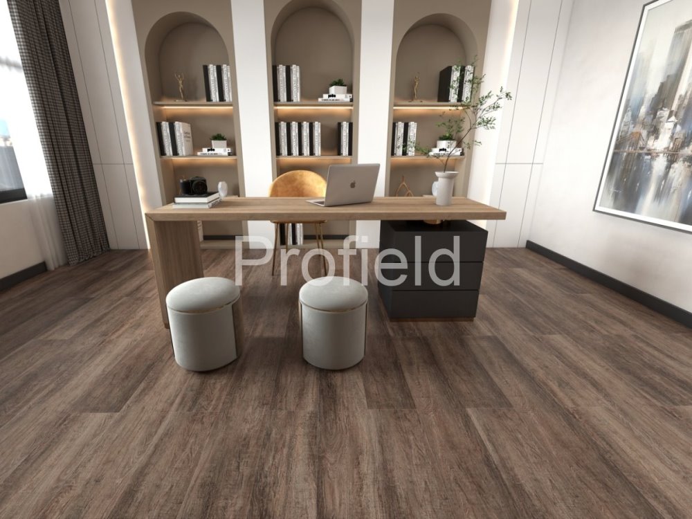HSPC ламинат "Profield" Дуб темный (1200*228*5,5 мм) — купить в Армавире