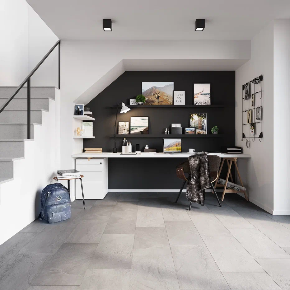 SPC ламинат "Invictus" Groovy Granite Steel (603*298*6мм) — купить в Армавире