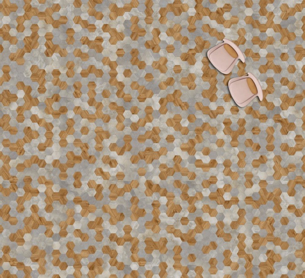 Виниловая плитка "Moduleo" Moods Hexagon 334 (226,32*196*2,5 мм) — купить в Армавире