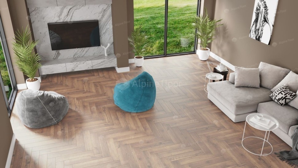 Виниловая плитка "Alpine Floor" Parquet LVT Дуб Royal (590*118*2,5 мм) — купить в Армавире