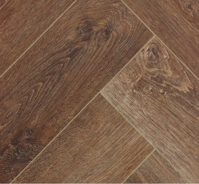 Виниловый ламинат SPC "Cronafloor" Herringbone Дуб Тулуза (640*128*4,5 мм) — купить в Армавире