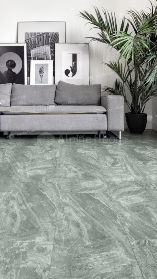 Виниловая плитка "Alpine Floor" Light Stone Хэмпшир (608*303*2,5 мм) — купить в Армавире