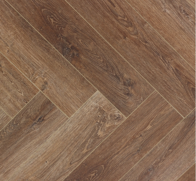Виниловый ламинат SPC "Cronafloor" Herringbone Дуб Тулуза (640*128*4,5 мм) — купить в Армавире