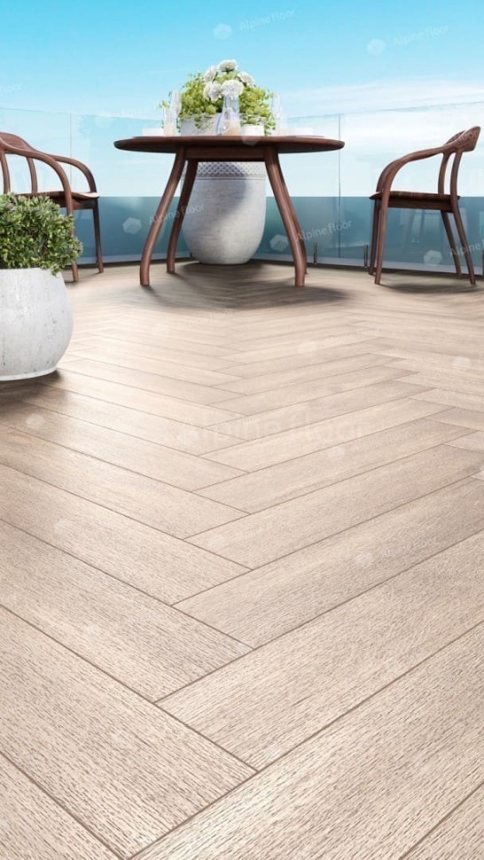 Виниловая плитка "Alpine Floor" Parquet LVT Макадамия (590*118*2,5 мм) — купить в Армавире