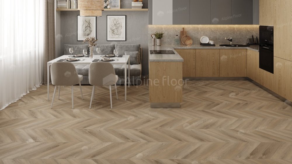 LVT плитка "Alpine Floor" Дуб Синистра (555*127*2,5 мм) — купить в Армавире