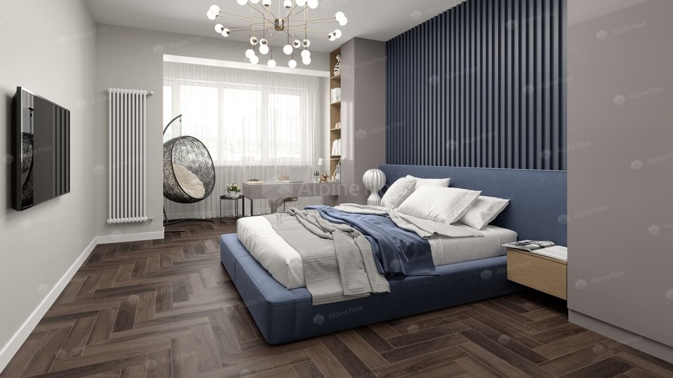 Виниловая плитка "Alpine Floor" Parquet LVT Фафнир (590*118*2,5 мм) — купить в Армавире