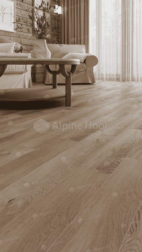 Виниловый ламинат "Alpine Floor" Parquet Light Дуб Синистра (600*125*4 мм) — купить в Армавире