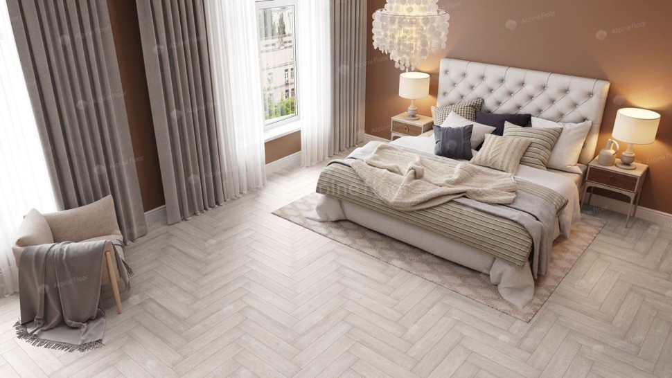 Виниловая плитка "Alpine Floor" Parquet LVT Голубой Лес (590*118*2,5 мм) — купить в Армавире