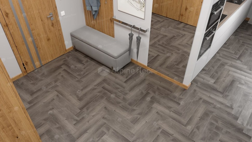 Виниловая плитка "Alpine Floor" Parquet LVT Дуб Мерга (590*118*2,5 мм) — купить в Армавире