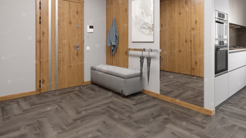 Виниловая плитка "Alpine Floor" Parquet LVT Дуб Мерга (590*118*2,5 мм) — купить в Армавире