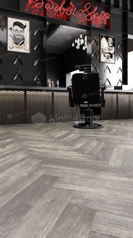 Виниловая плитка "Alpine Floor" Parquet LVT Венге Грей (590*118*2,5 мм) — купить в Армавире