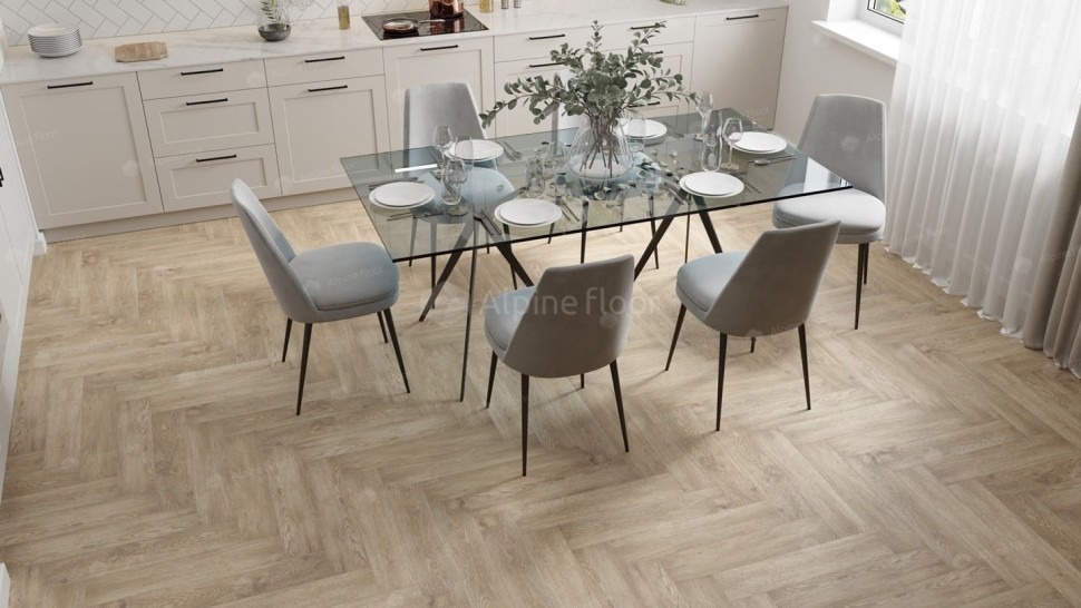 Виниловая плитка "Alpine Floor" Parquet LVT Дуб Ваниль Селект (590*118*2,5 мм) — купить в Армавире