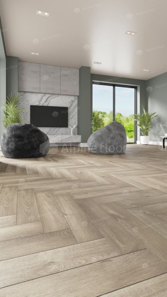 Виниловая плитка "Alpine Floor" Parquet LVT Дуб Натуральный Отбеленный (590*118*2,5 мм) — купить в Армавире