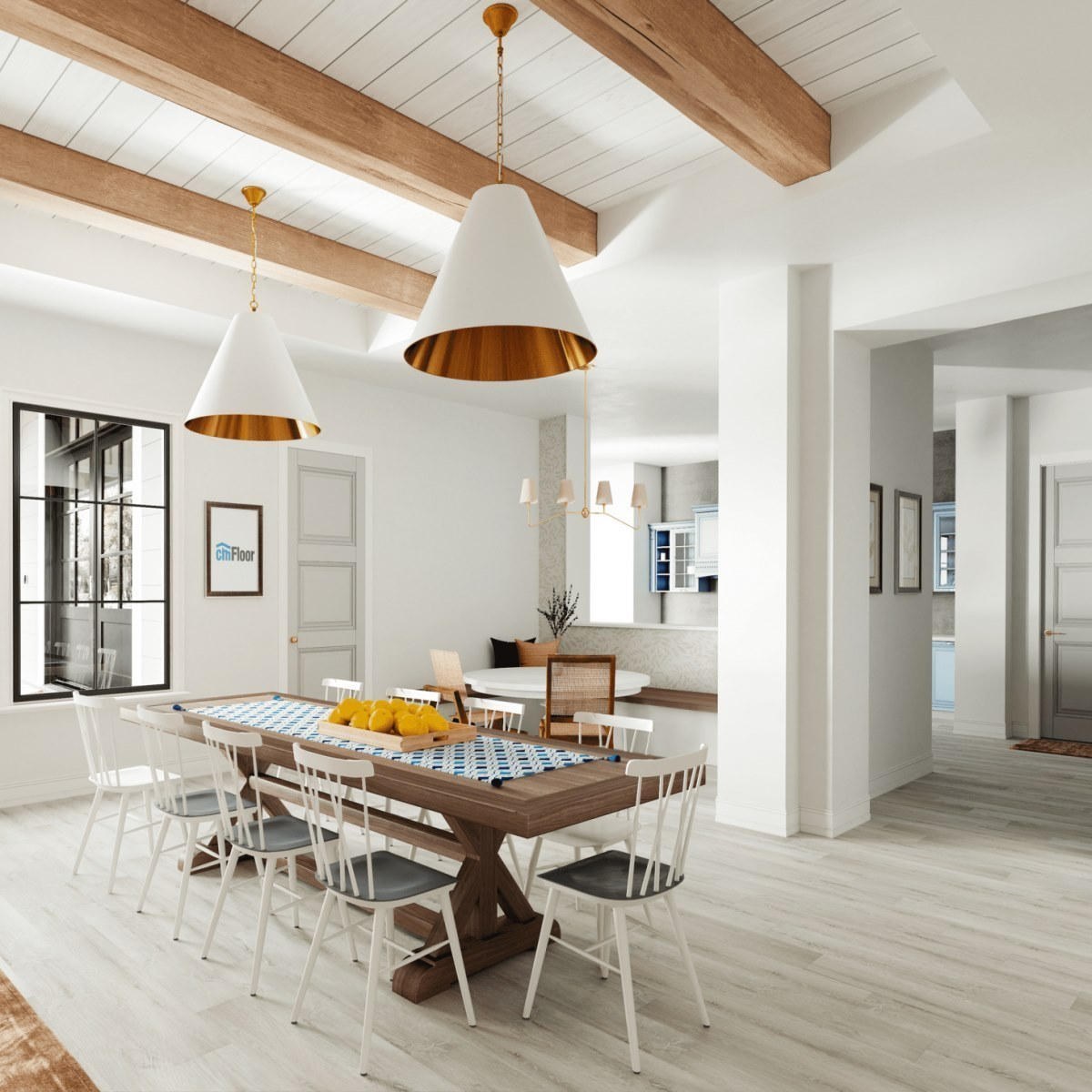 Виниловое напольное покрытие ScandiWood 05 Дуб Ледяной (180*1220*5 мм) — купить в Армавире