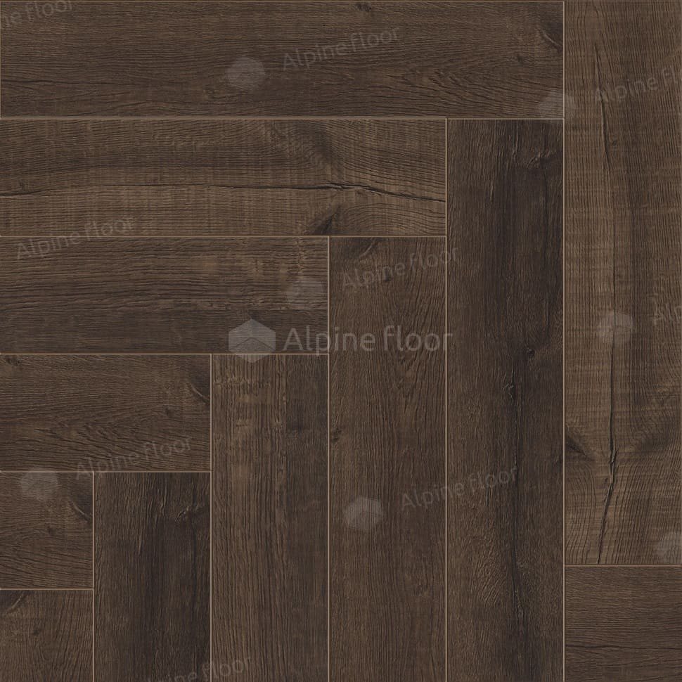 Виниловая плитка "Alpine Floor" Parquet LVT Дуб Альферац (590*118*2,5 мм) — купить в Армавире