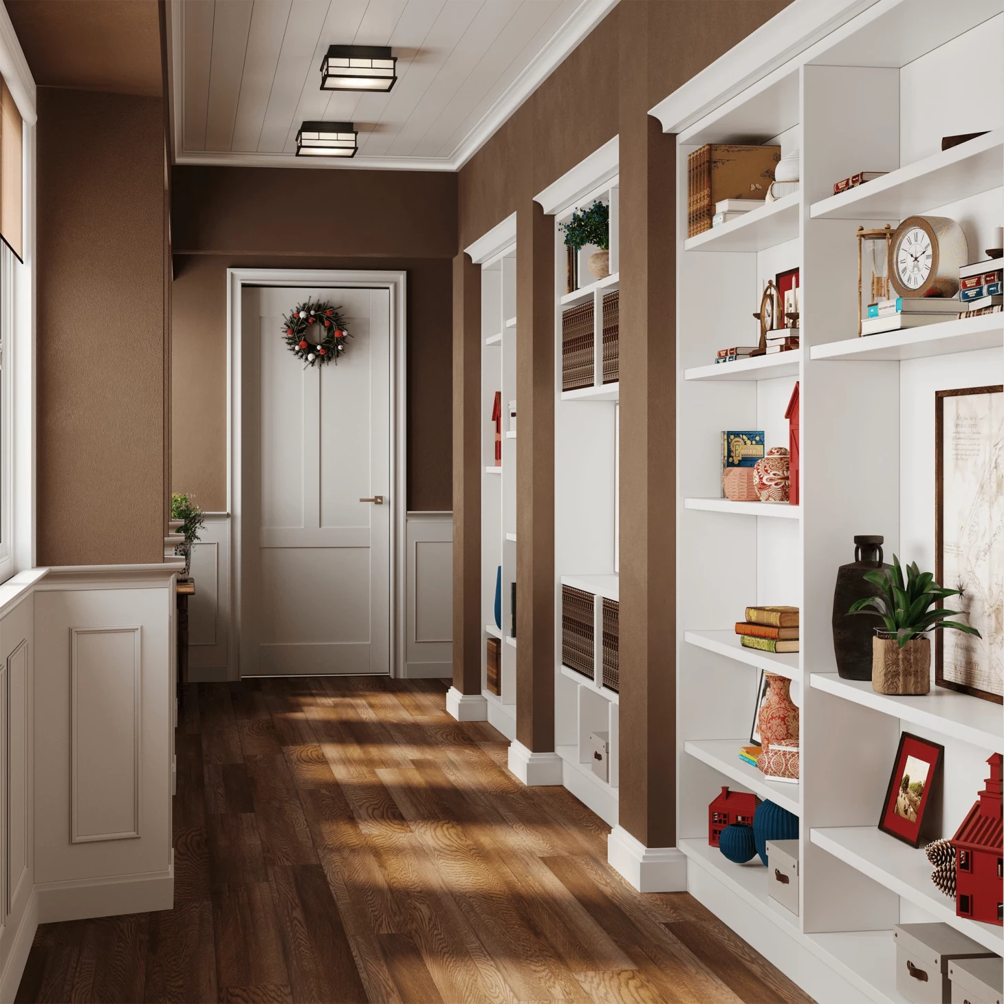 SPC плитка для пола Орех (1220*180*4 мм) — купить в Армавире