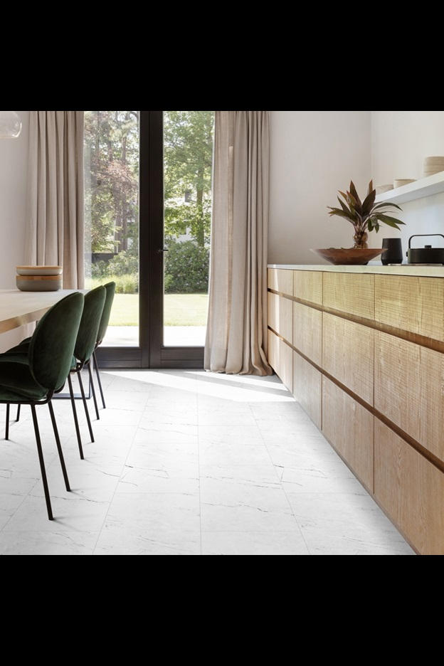 Замковая ПВХ плитка Carrara Marble 112 (610*303*5 мм) — купить в Армавире