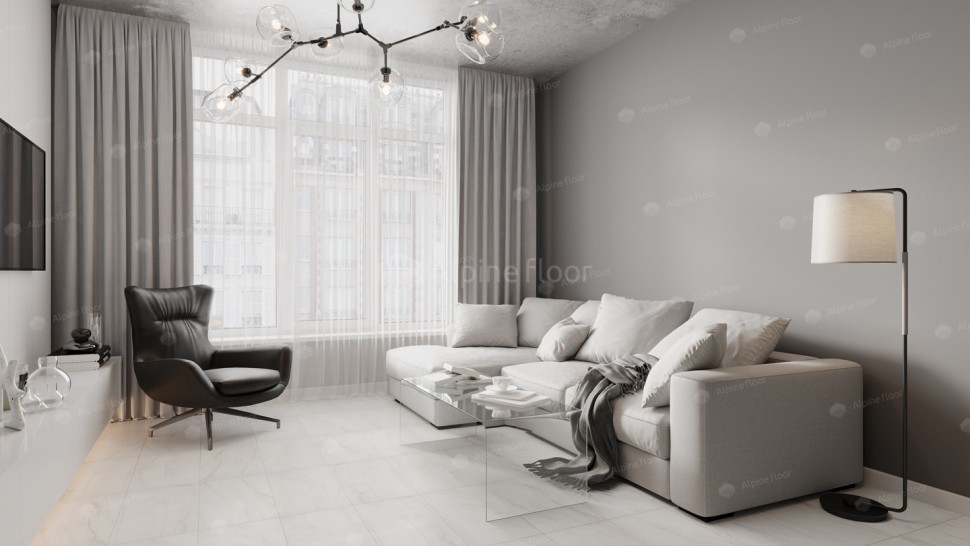 Виниловая плитка "Alpine Floor" Light Stone Брайс (608*303*2,5 мм) — купить в Армавире