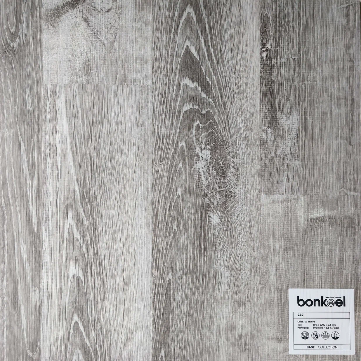 Плитка ПВХ "Bonkeel" Base New 242 (1220*150*3,5 мм) — купить в Армавире