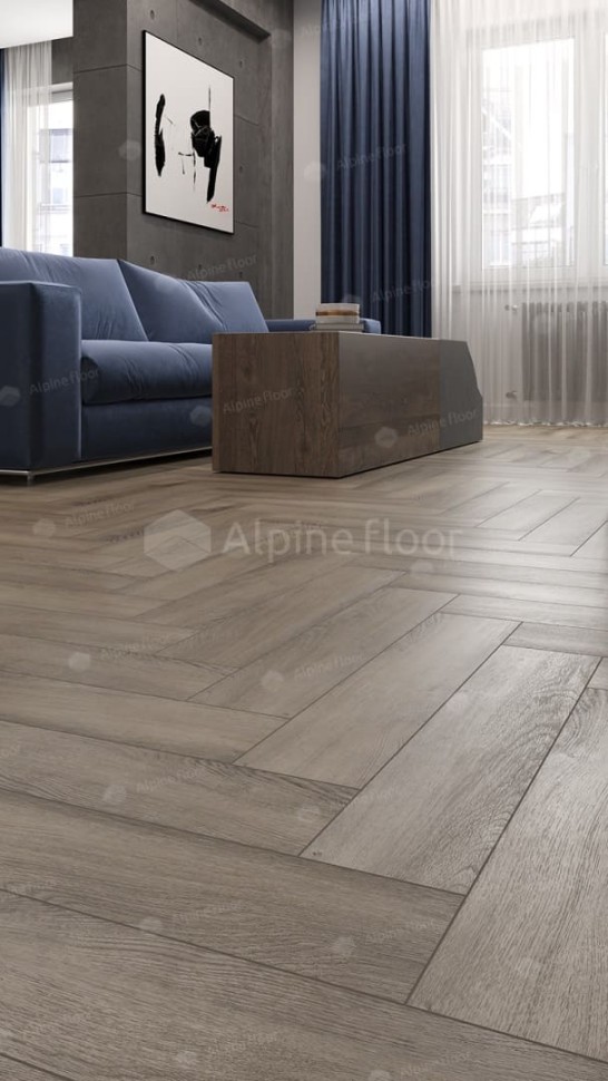 Виниловая плитка "Alpine Floor" Parquet LVT Дуб Исида (590*118*2,5 мм) — купить в Армавире