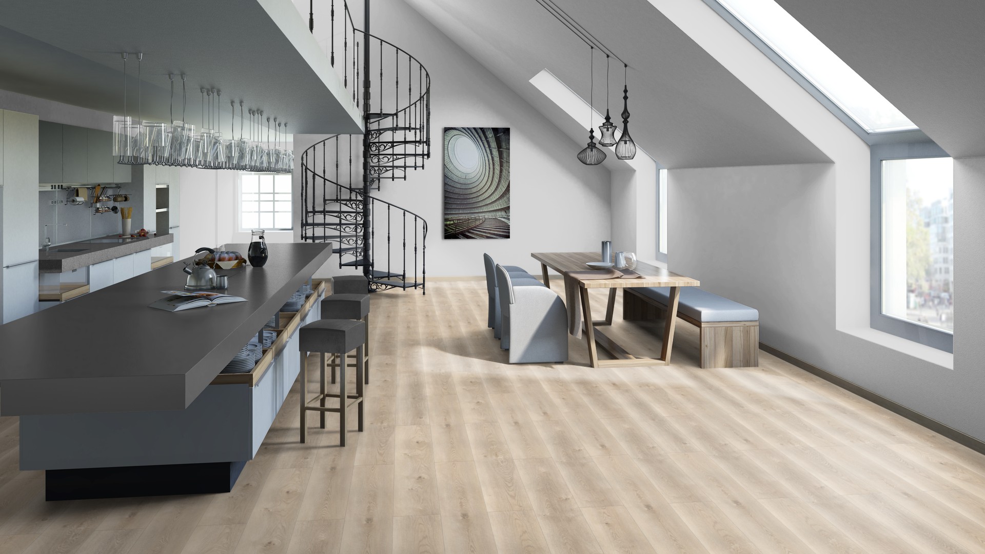 SPC ламинат "Tarkett" Deep House Sean (1400*225*4,6 мм) — купить в Армавире