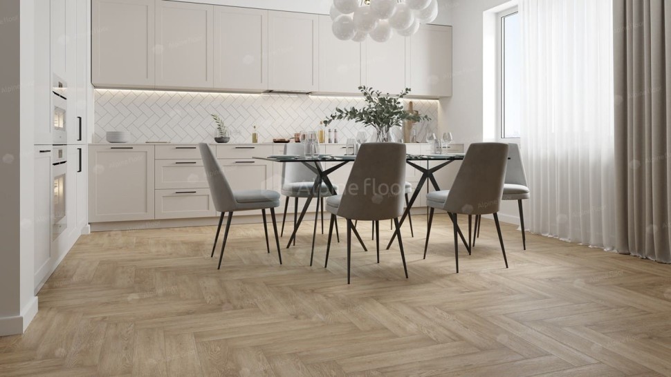 Виниловая плитка "Alpine Floor" Parquet LVT Дуб Ваниль Селект (590*118*2,5 мм) — купить в Армавире