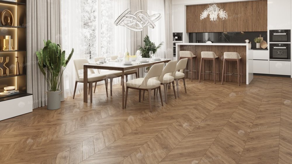 LVT плитка "Alpine Floor" Гевуина (555*127*2,5 мм) — купить в Армавире