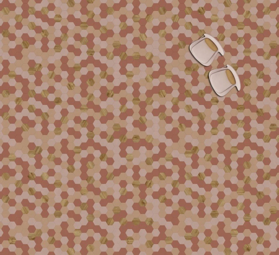 Виниловая плитка "Moduleo" Moods Hexagon 350 (226,32*196*2,5 мм) — купить в Армавире