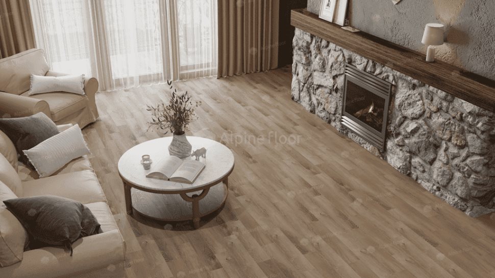 Виниловый ламинат "Alpine Floor" Parquet Light Дуб Синистра (600*125*4 мм) — купить в Армавире