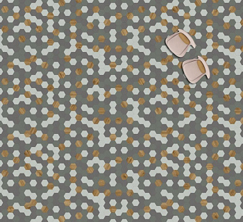 Виниловая плитка "Moduleo" Moods Hexagon 349 (226,32*196*2,5 мм) — фото и характеристики